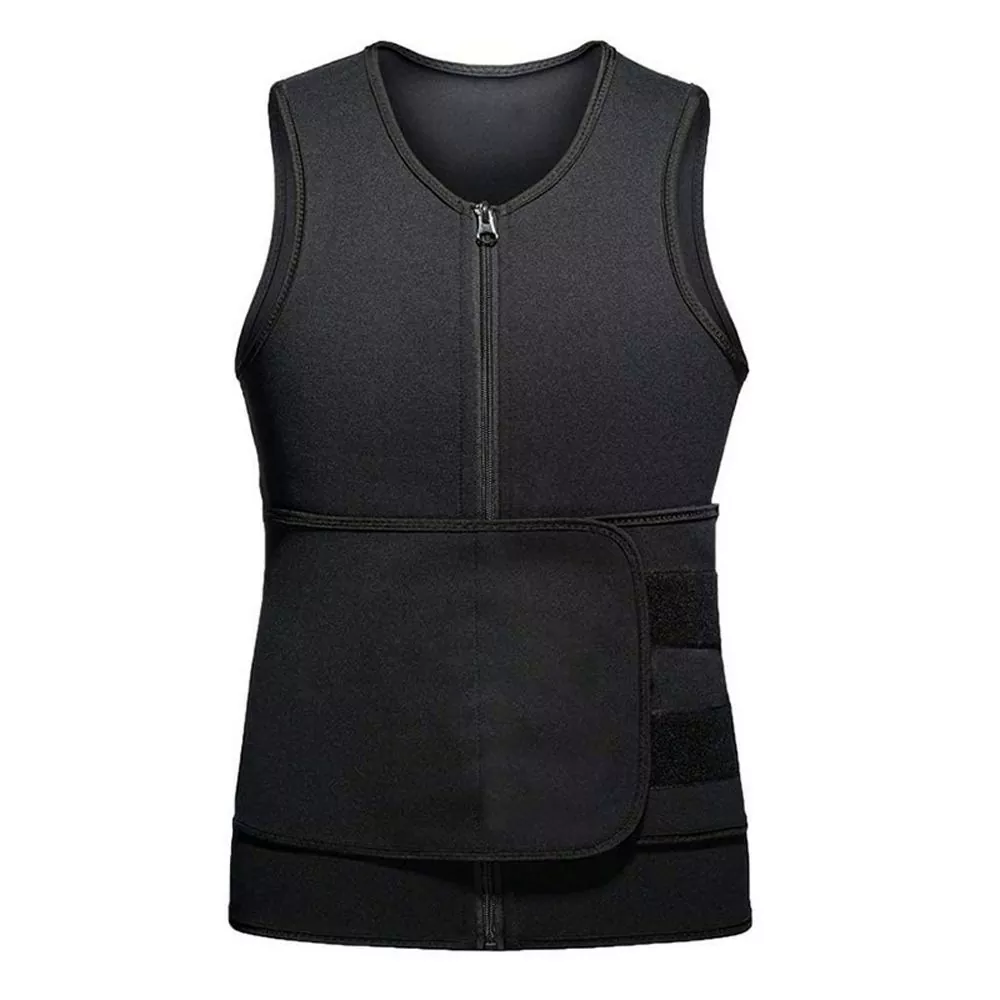 Мъжки спортен костюм за сауна без ръкави Slim Fit Body Shaper
